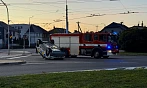 Dopravní nehoda komplikovala dopravu na křižovatce ulic Dašická a Na Drážce....