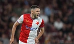 Slávistický útočník Danijel Šturm se raduje ze svého gólu v derby proti Spartě.