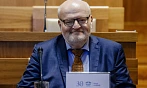 Exministr kultury Daniel Herman při veřejném projednávání kandidatur na člena...