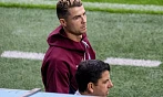 Portugalský útočník Cristiano Ronaldo během tréninku