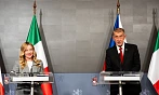 Předseda vlády Andrej Babiš se v Praze setkal s italskou premiérkou Giorgiou...