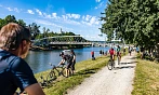 Nová lávka v Hluboké nad Vltavou