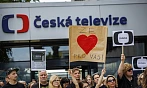 Stávka u brněnského studia České televize (22. června 2026)