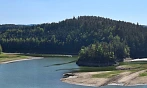 Hladina římovské přehrady je nyní nejnižší za posledních 25 let. Ale nehrozí,...