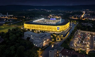 Stínadla 2.0, vizualizace přestavěného fotbalového stadionu v Teplicích,...