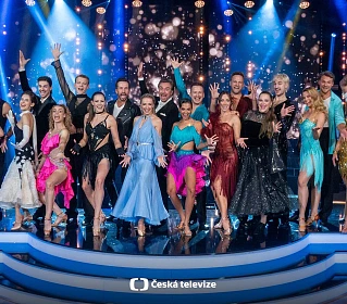 Soutěžní páry na prvním tanečním večeru 14. ročníku StarDance (10. října 2026)