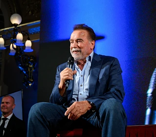 Arnold Schwarzenegger na akci Noc s legendou (18. června 2026)