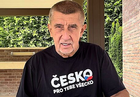 Premiér Andrej Babiš pří své pravidelné týdenní bilanci událostí týdne na...