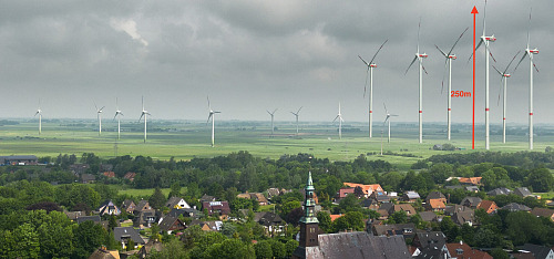 Vedení Znojma upozorňuje i na výšku plánovaných elektráren, která má dosáhnout...