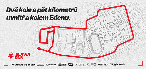 Slavia Run 2026 - běh v Edenu a kolem