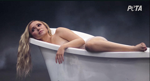 Hayden Panettiere se krátce před svou smrtí objevila v kampani organizace PETA...
