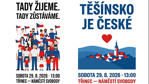 Plakáty na smyšlenou protestní akci v Třinci. Akce však není ohlášená a údajný...