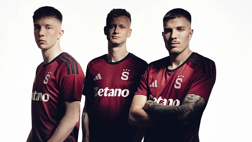 Nový sparťanský domácí dres pro sezonu 2026/27.