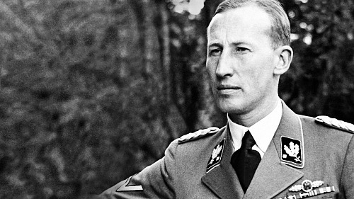 Reinhard Heydrich, zastupující říšský protektor Protektorátu Čechy a Morava...