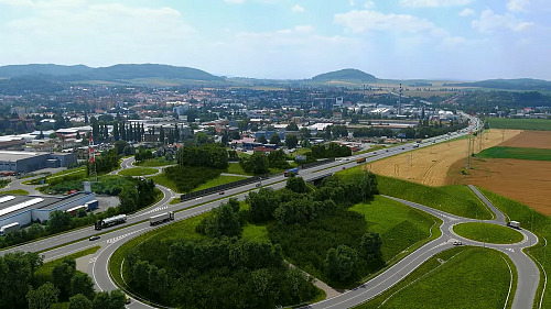 Vizualizace dopravního řešení napojení Nového Jičína na renovovanou silnici I/48