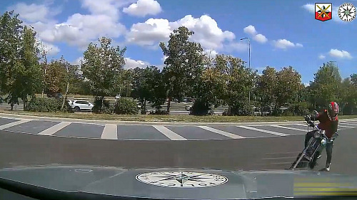 Když vidím policii, panikařím, vysvětloval motorkář