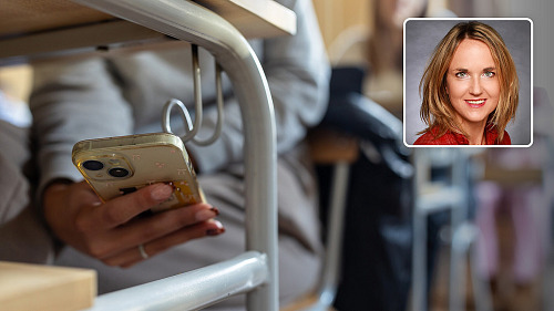 Zakladatelka iniciativy Digibalanc Michaela Mlíčková, která podporuje zákaz...