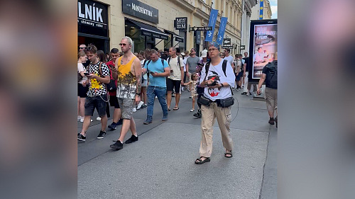 Fanoušci pokémonů zaplnili centrum Prahy