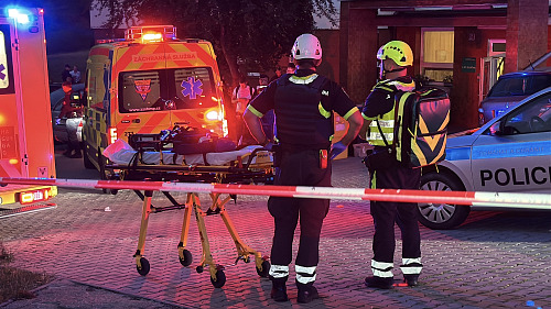 Policie a záchranná služba zasahují u Kunratic. (16. července 2026)