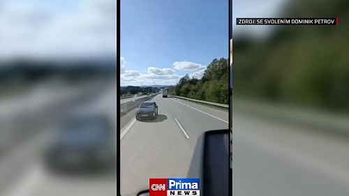 Řidiči hlásili z D5 auto v protisměru, řídil ho osmdesátiletý muž