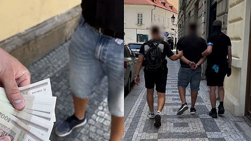 Ruličkáři v centru Prahy okrádali turisty falešnou směnou. Policie zadržela i...