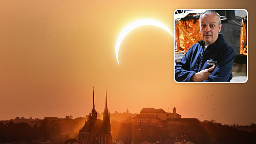 Ředitel brněnské hvězdárny Jiří Dušek