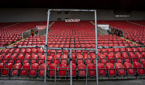 Proslulá slávistická tribuna Sever zůstala proti Jablonci bez jediného...
