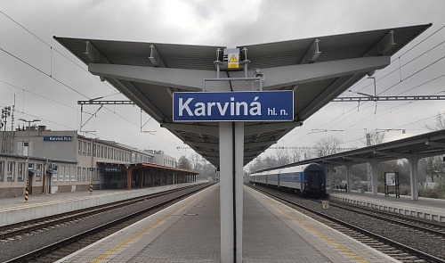 Hlavní nádraží v Karviné