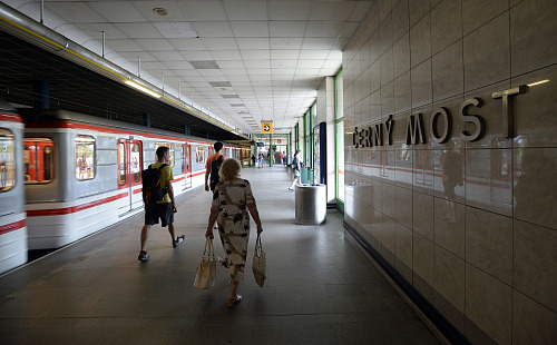 Černý Most - konečná zastávka linky B pražského metra.