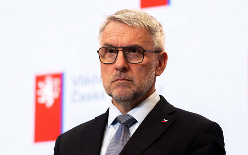 Tisková konference po jednání vlády. Na snímku ministr vnitra Lubomír Metnar....