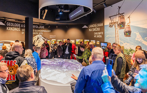 Slavnostní otevření multimediální expozice Sněžka 1603 v Peci pod Sněžkou (8....