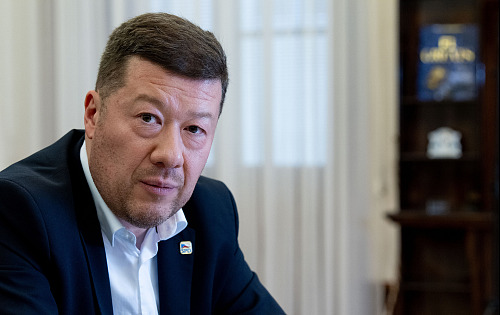 Předseda Poslanecké sněmovny Tomio Okamura.