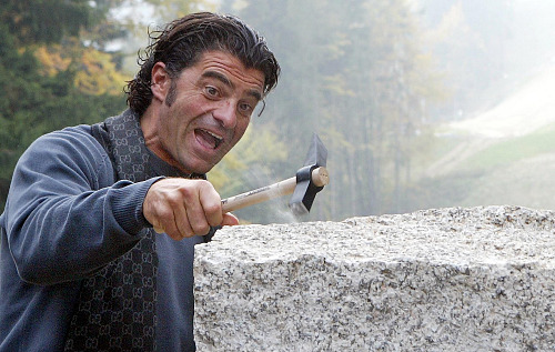Alberto Tomba navštívil Liberec přesně před dvaceti lety. (13. října 2006)