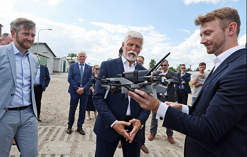 Speciální dronový polygon v Moravských Budějovicích si při své návštěvě Kraje...