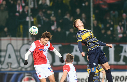 Teplice, 5.12. 2025, FK Teplice - Slavia Praha, utkání 18. kola Chance ligy....