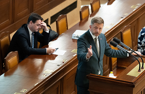 Vít Rakušan (Starostové) na řádné schůzi Sněmovny. (8. září 2026)