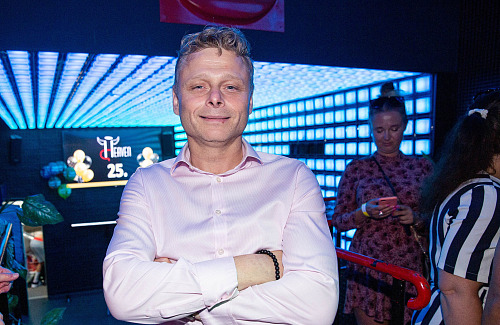 Jarek Šimek alias Shimi na oslavě 25. narozenin klubu Heaven