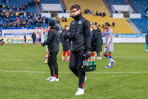 Masér brněnského Artisu Bedřich Dráždil po utkání s Teplicemi. (24. října 2026)
