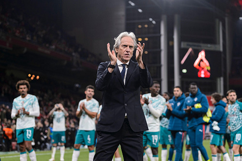 Trenér Portugalců Jorge Jesus po vítězném utkání Ligy národů nad Dány.