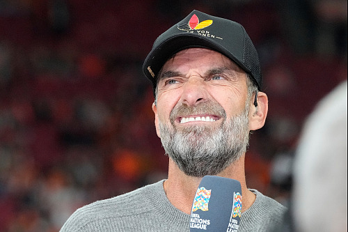 Trenér Jürgen Klopp poprvé vedl německou reprezentaci.