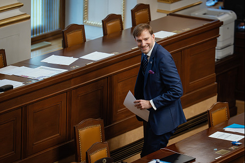 Ministr zdravotnictví Adam Vojtěch během projednávání elektronické evidence...