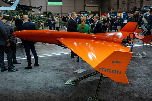 Dron Taron z produkce české zbrojovky KBP International na veletrhu Future...
