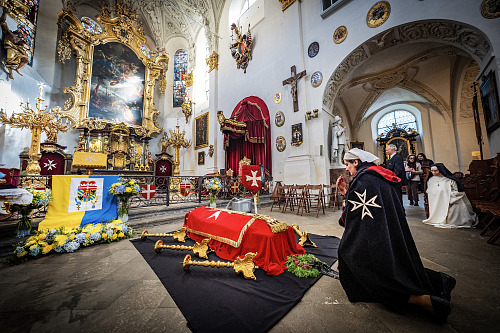 V kostele Panny Marie pod řetězem v Lázeňské ulici na pražské Malé straně se...
