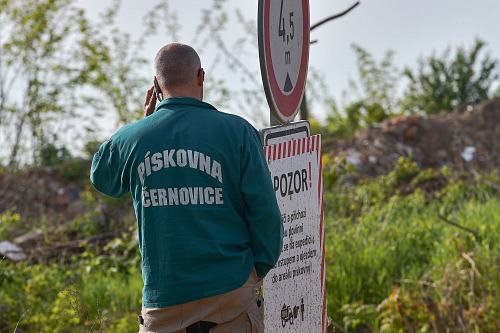 Pískovna v brněnských Černovicích