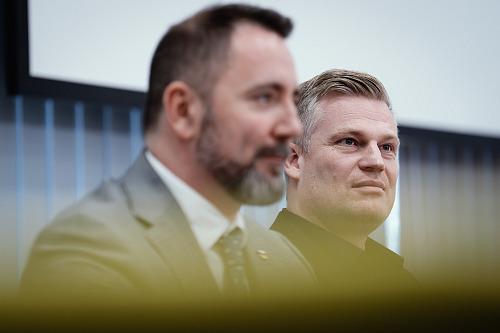 Ministr životního prostředí Igor Červený (Motoristé) ve čtvrtek dopoledne...