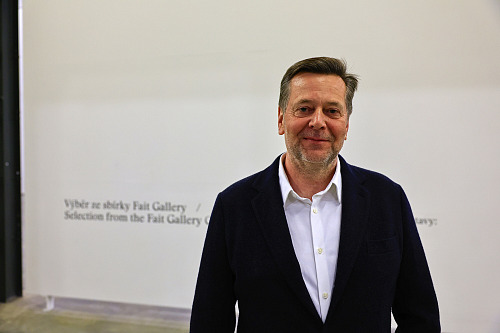 Miliardář Igor Fait ve Fait Gallery v Brně. (únor 2026)