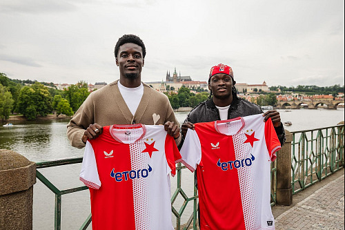 Ange N’Guessan a Toumani Diakité, posily Slavie