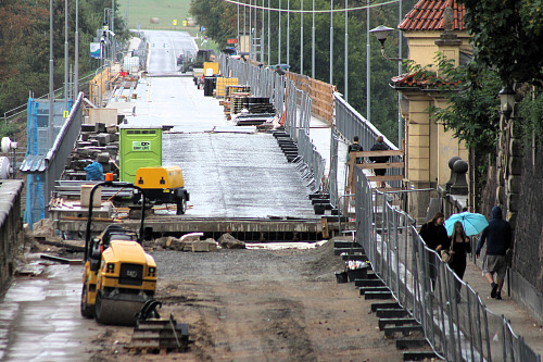Oprava Špindlerova mostu v Roudnici nad Labem (září 2026)
