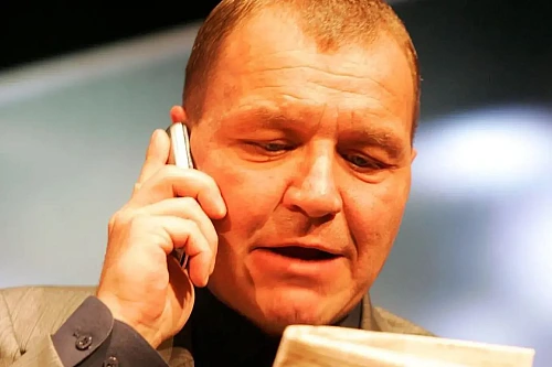 Kamil Pulec v inscenaci Bůh masakru