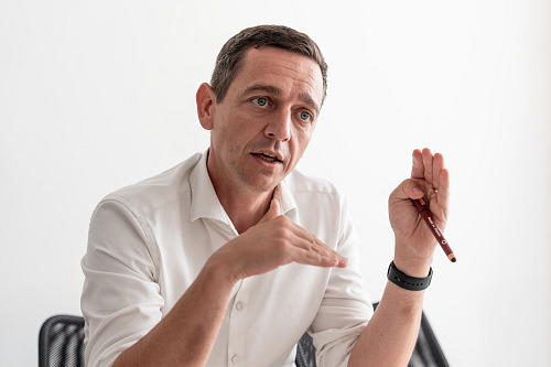 Předseda KDU-ČSL a hejtman Jihomoravského kraje Jan Grolich. (21. září 2026)